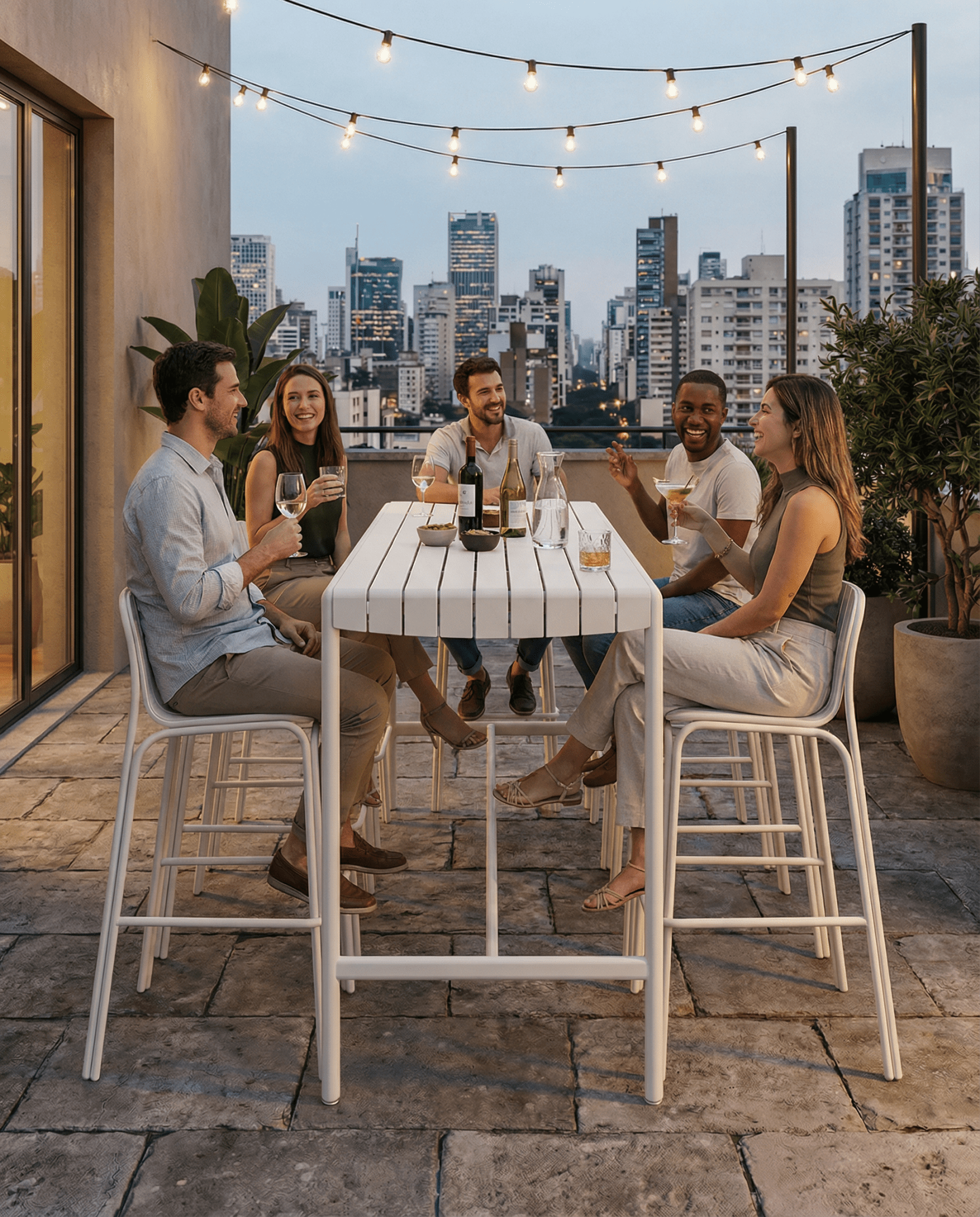 Athos A155 Bar Table - Zaneti - Italian Colourful Living